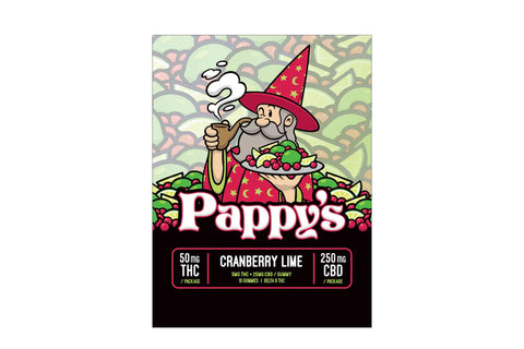 Pappy's Gummies - 50MG THC/250MG CBD