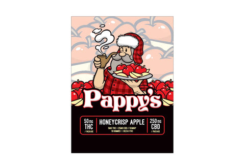 Pappy's Gummies - 50MG THC/250MG CBD