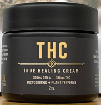 Cornell THC Cream - True Healing Cream - 180MG THC/320MG CBDA