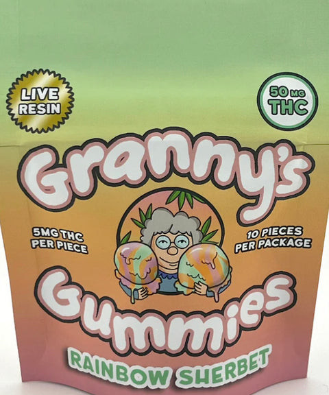 Granny’s Live Resin Gummies - 50MG THC