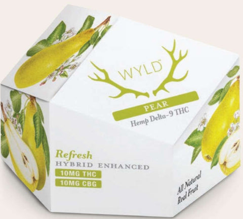 Wyld Gummies - Pear - 50MG THC/50MG CBD