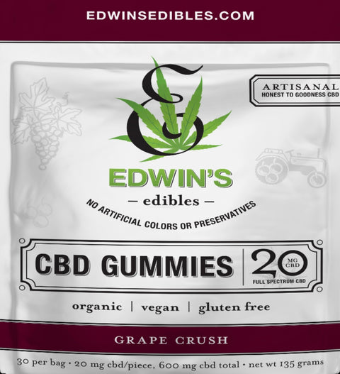 Edwin’s Edibles Gummy - 600MG CBD