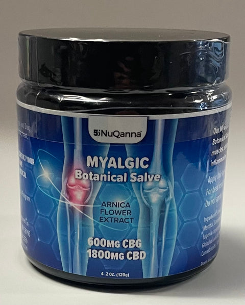 Nuqanna Myalgic Botanical Salve - 600MG CBG/1800MG CBD