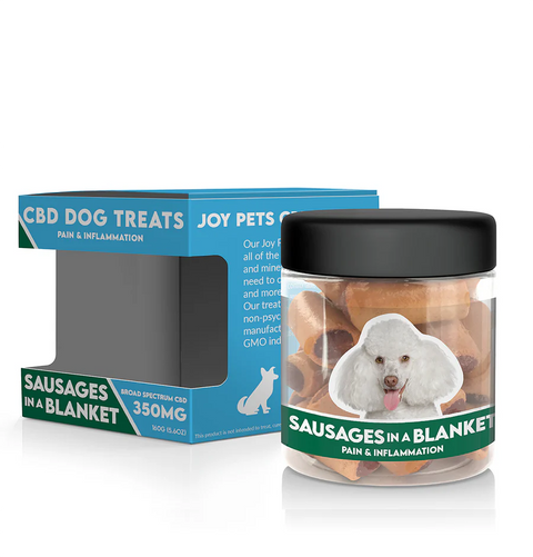 Joy Pets CBD Dog Treats - Pain & Inflammation - 350MG Broad Spectrum CBD