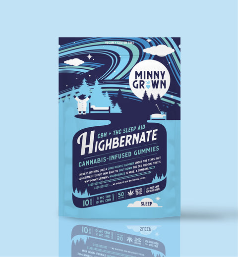 Minny Grown Gummy - Hibernate - 10 Pack - 50MG THC/100MG CBN