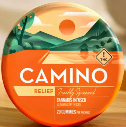 Camino Gummies - Freshly Squeezed - Recover - 50MG THC/100MG CBG