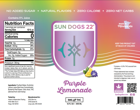 Sun Dog Beverage - 5MG THC