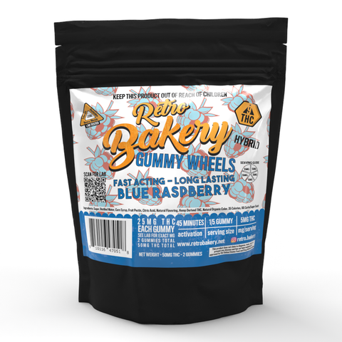 Retro Bakery Wheels - 50MG THC