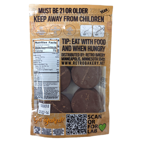 Retro Bakery Chocolate Cookies - 5 Pack - 50MG Delta-9 THC
