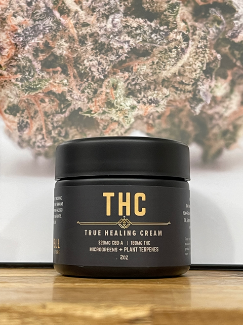 Cornell THC Cream - True Healing Cream - 180MG THC/320MG CBDA