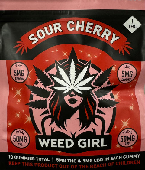 Weed Girl Gummies - 50MG THC/50MG CBD