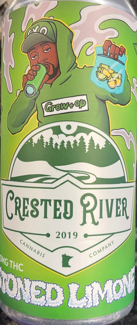 Crested River X Grow+Op - Stoned Limone - 10MG THC