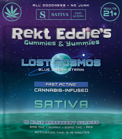 Rekt Eddie's Fast Acting Gummies - 50MG THC