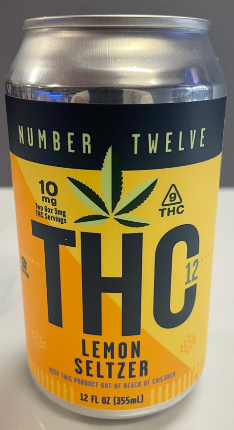 Number Twelve Seltzer - Lemon - 10MG THC