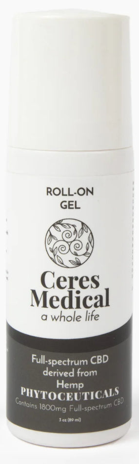 Ceres Medical Roll-On Gel - 1800MG Full-Spectrum CBD