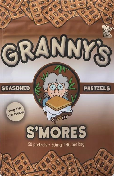 Granny's Pretzels - Smores - 50 Pack - 50MG Delta-9 THC