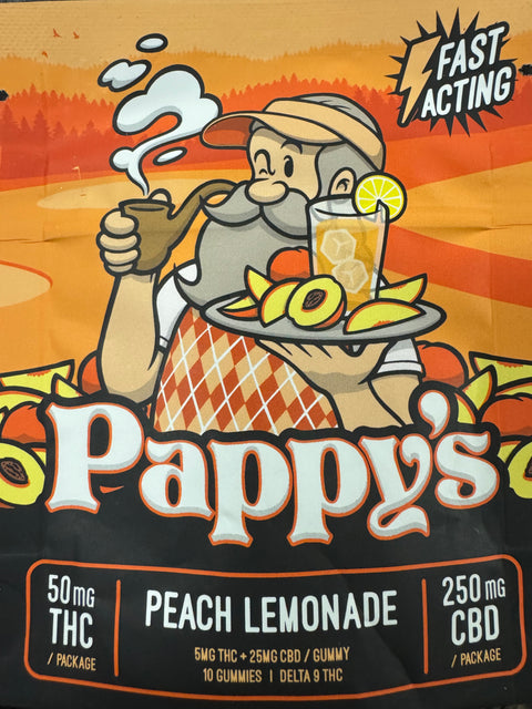 Pappy's Gummies - 50MG THC/250MG CBD