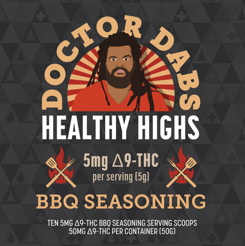 Doctor Dabs Seasoning - BBQ - 10 Servings - 50MG THC