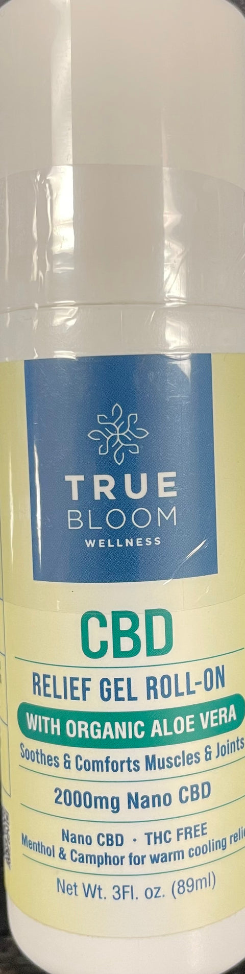 True Bloom Wellness Relief Gel Roll-On - 2000 MG CBD