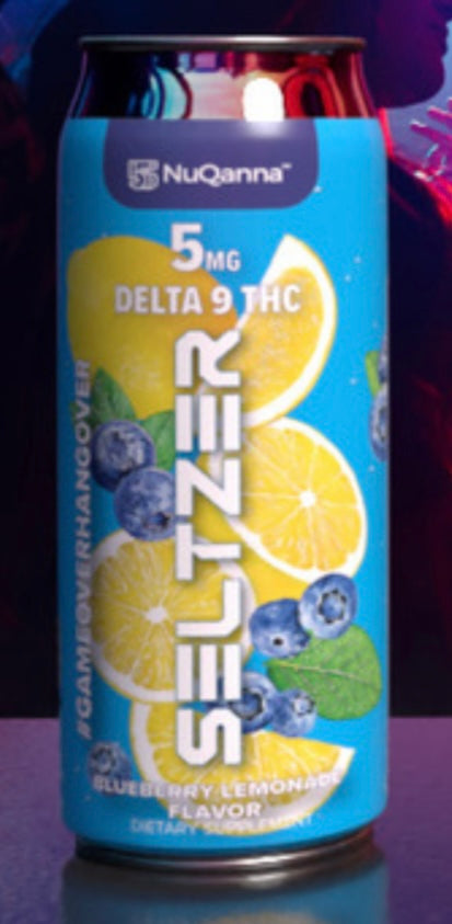 NuQanna Cooler - Blueberry Lemonade - 5MG THC