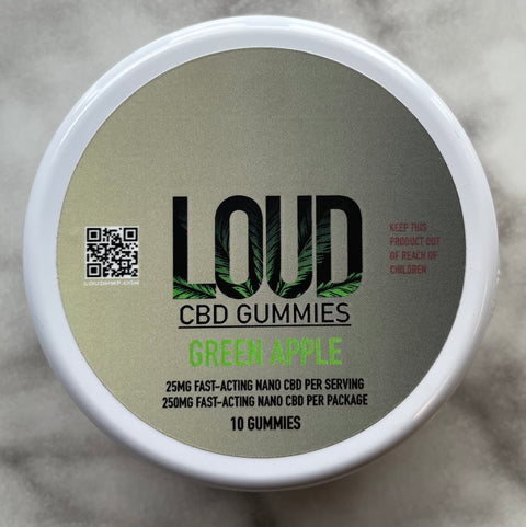 Loud Gummy - Green Apple - 250MG CBD