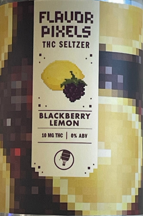 Insight Flavor Pixels Seltzer - 10MG THC - Blackberry Lemon