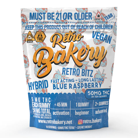 Retro Bakery Gummies - 10 Pack - 50MG Delta-9 THC