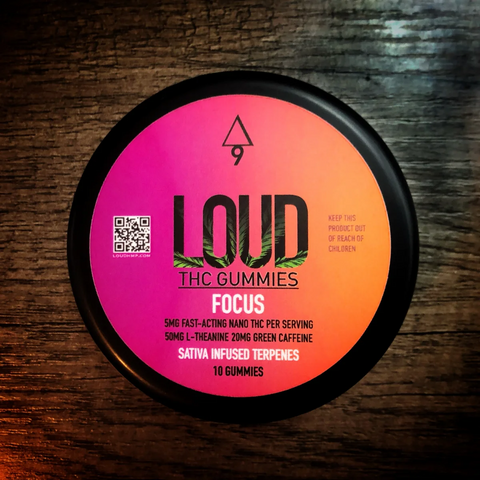 Loud Gummies - Focus - 10 Pack - 50MG Delta-9 THC