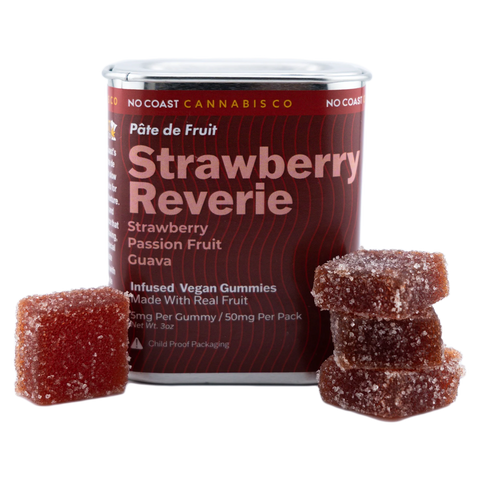 No Coast Pâte De Fruit Gummy - Strawberry Reverie - 10 Pack - 50MG Delta-9 THC