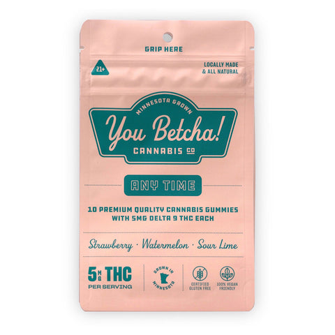 You Betcha Gummy - Any Time - 50MG Delta 9 THC