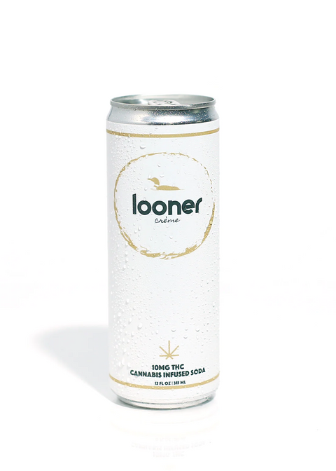 Looner Sodas - Creme - 10MG Delta-9 THC