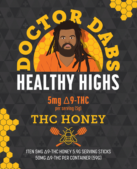 Doctor Dabs Honey - 10 Servings - 50MG Delta-9 THC