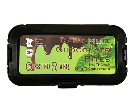 Crested River Chocolate - Mint - 10 Pack - 50MG Delta-9 THC