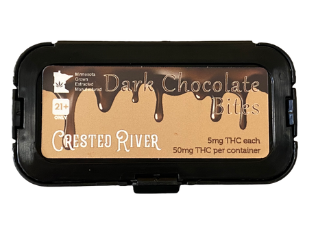 Crested River Chocolate - Dark - 10 Pack - 50MG Delta-9 THC